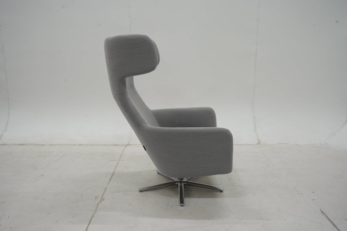 Softline Havana Swivel Wing Chair – design-nojatuoli, harmaa - Suomen Kalustekeskus