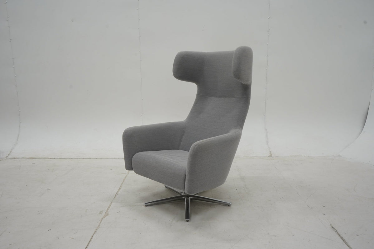 Softline Havana Swivel Wing Chair – design-nojatuoli, harmaa - Suomen Kalustekeskus