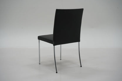 Walter Knoll Jason Lite 1900 design - tuoli / musta nahka - Suomen Kalustekeskus