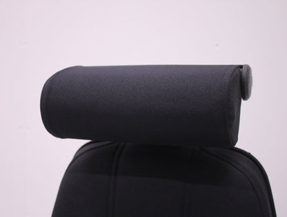 Ympäriverhoiltu Martela Logic 400 musta, uudelleenverhoiltu - Suomen Kalustekeskus